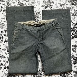 Joe’s Jeans Vintage Y2K Low Rise Herringbone Sample Pattern Women's Vanity Sz 10